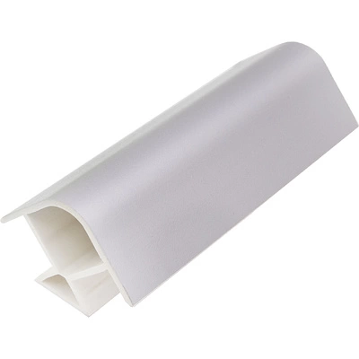 Угол универсальный 90 к цоколю мебельному ПВХ h=100 алюминий РФ - фото 3