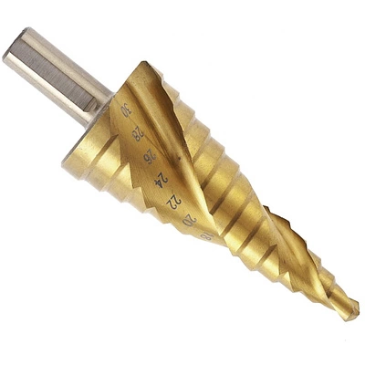 Сверло ступенчатое по металлу 6-30 мм трехранный хвостовик MATRIX - фото 1