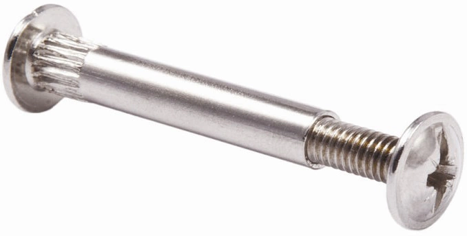 Стяжка межшкафная d8 М6х29мм (уп/100шт) AKS - фото 1