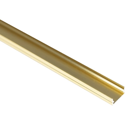 Профиль алюминиевый AKS SIRIUS-1407S накладной с экраном, цвет золотой, 3м - фото 1
