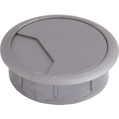 Пропуск кабельный пластик D60мм металлик LEBA - фото 1