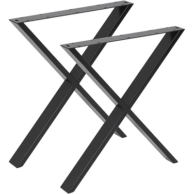 Подстолье FERROX h700, черный (1 упак. = 2 шт.) AKS - фото 1