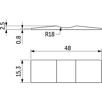 Стопор пластиковый SENATOR AKS для классической и узкой сис-мы - фото 2