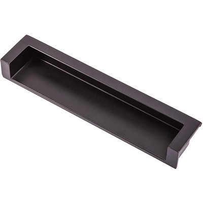 Ручка меб. врезная мет. DN50 128 мат. черный, AKS - фото 1