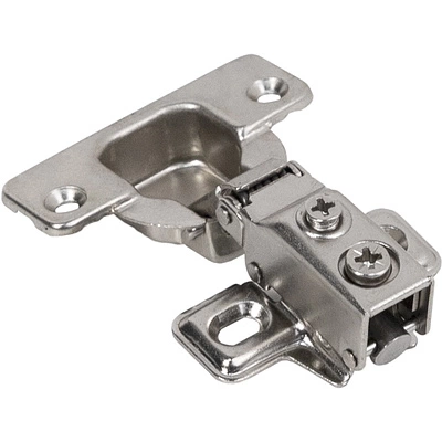 Петля накладная с доводчиком 48мм h2 несъемная планка AKS короткое плечо - фото 1