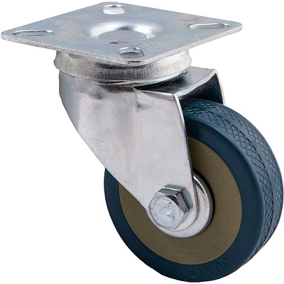 Колесо меб. TECH d50 h70 с площадкой, серый AKS тип2 - фото 1