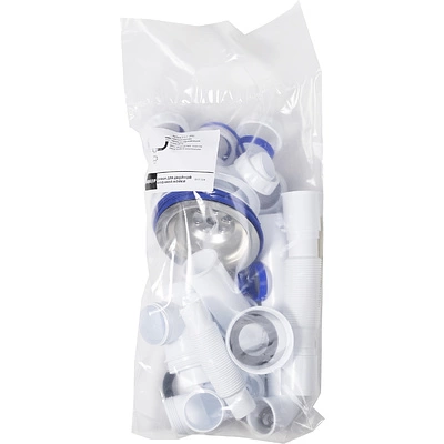 Мойка каменная, прямоугольная двухчашевая, S-16, 760*510мм, асфальт, врезная, Sim Gran - фото 3