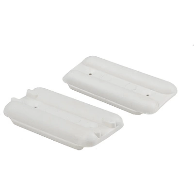 Подпятник пластик. белый (1 упак. = 100 шт.) РФ - фото 1