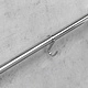 Крючок на трубу d16 несъемный хром AKS - фото 3