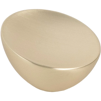 Ручка меб. кнопка мет. PINA брашированное золото, AKS - фото 1