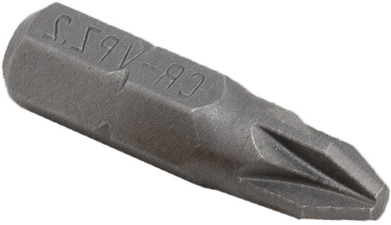 Бита 1/4 для шурупов PZ2 крестовая 25мм YATO - фото 1