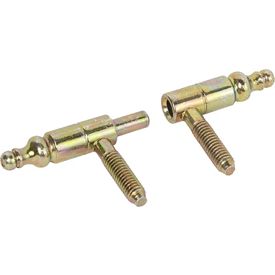 Петля карточная/штыревая 50*9*66мм золото LEBA - фото 3