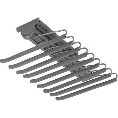 Выдвижная вешалка для брюк BRUNO крепл.верх./правое 340*470*130, графит PRIME by AKS - фото 1