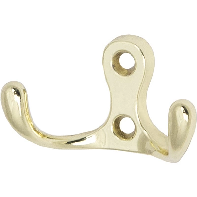 Крючок меб. двухрожковый мет. WP19 золото GRIDLI - фото 1