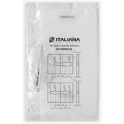 Стяжка для компакт плиты K TOP (1 к-т=2стяжки+2винта+2 ответные планки) Italiana Ferramenta - фото 6