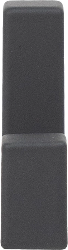 Крючок меб. однорожковый мет. BENZ черный матовый AKS - фото 4