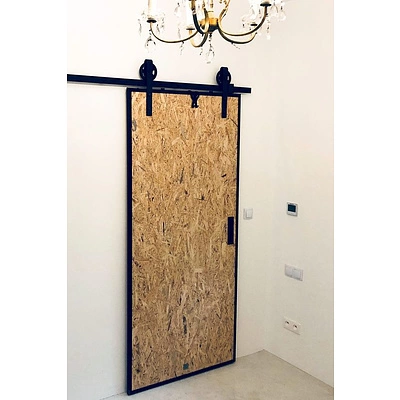 Комплект LOFT RONDO для 1 раздвижной двери AKS 120 кг (с направляющей L-2000 мм) - фото 3