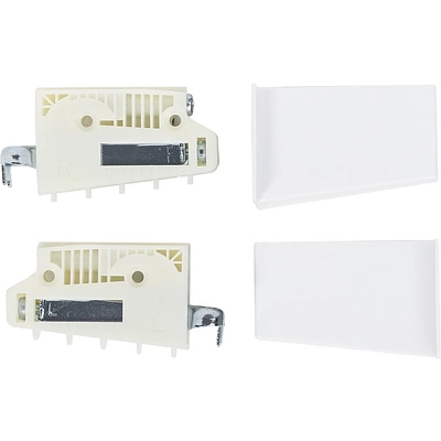 Навес кухонный регулируемый ABS на втулках левый+правый + белые заглушки PRIME by AKS - фото 3