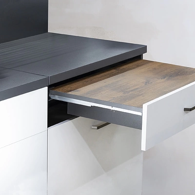 Фиксатор выдвижной полки для направляющих скрытого монтажа PRIME by AKS - фото 5