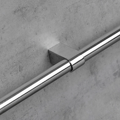 Держатель модерн, труба d16 хром AKS - фото 4