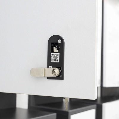 Замок для распашной двери кодовый 602 AKS с ключом - фото 4