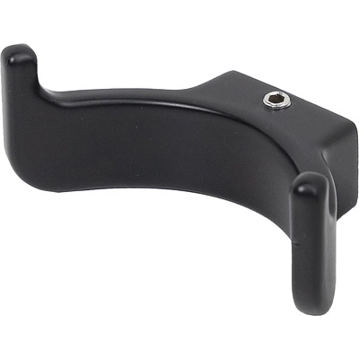 Крючок меб. двухрожковый мет. BAR черный матовый AKS - фото 1