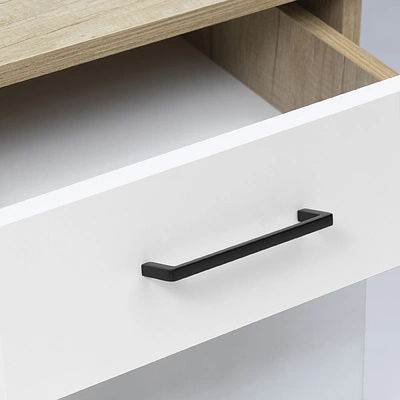 Ручка меб. скоба мет. SKYLINE 192 черный матовый, AKS тип 2 - фото 6