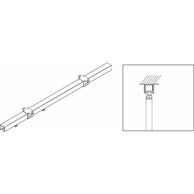 Крепление к потолку для направляющей LAGUNA K-075 - фото 2