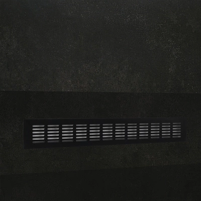 Решетка вентиляционная 480х60мм черная алюминий AKS - фото 3