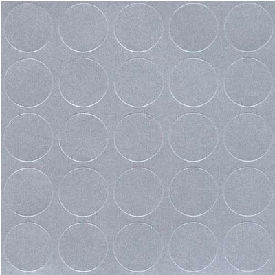 Заглушка самоприлипающая к конфирматам алюминий (14978) FOLMAG (лист-25шт.) - фото 3