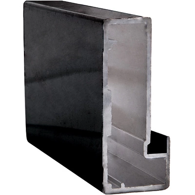 Профиль алюминиевый для рамочных фасадов Z-4 черный глянец (L-6000) АЛЮТЕХ (0102.RAL9005) - фото 1