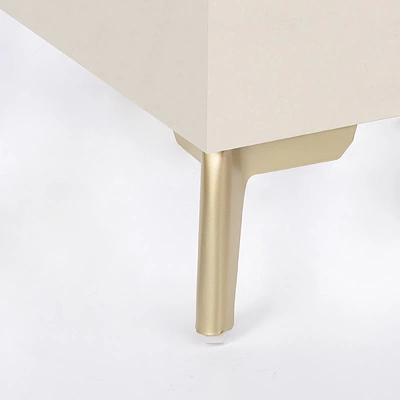 Опора меб. мет. TRIADA h120 угловая матовое золото AKS - фото 5