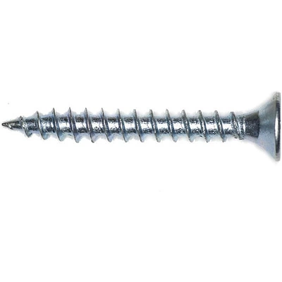 Саморез универсальный 4*35 белый цинк (уп/0,6тыс.шт) AKS - фото 1