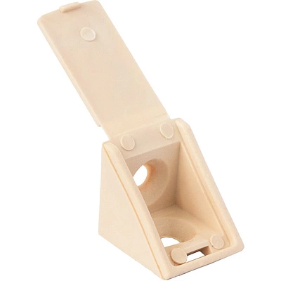 Уголок пластиковый одинарный 20*20 с крышкой совместно ваниль 07 (уп/20 шт) AKS - фото 3