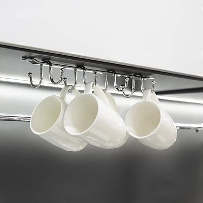 Держатель подвесной для кружек 380*45*90, хром AKS - фото 4