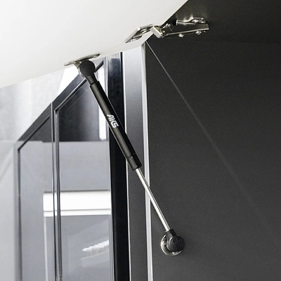 Подъемник газовый верхний 80N черный AKS - фото 4