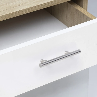 Ручка меб. релинговая 160/220 полая сталь шлифованная сталь, AKS - фото 5