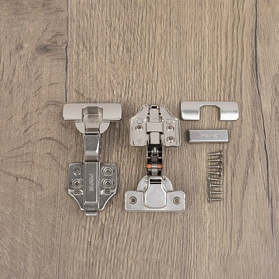 Петля внутренняя с доводчиком 45мм h0 clip-on PRIME by AKS 3D (саморезы, заглушки) (упак. = 2 шт.) - фото 6