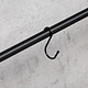 Крючок на трубу d16 ретро черный AKS - фото 3