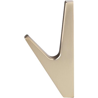 Крючок меб. однорожковый мет. FIX брашированное золото AKS - фото 4