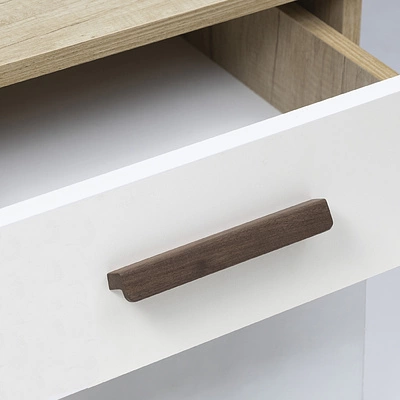 Ручка меб. скоба деревянная MIRA 128 орех, AKS - фото 5