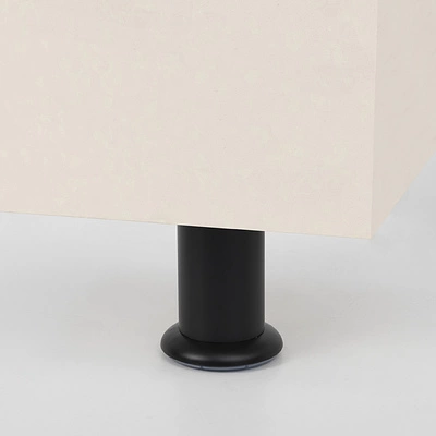 Опора меб. мет. TB019 (B140) d50 h100 черный AKS - фото 3