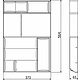 Вкладыш 60/400 шуфлядный металлический Organizer нержавеющая сталь (373*564*65) AKS - фото 2