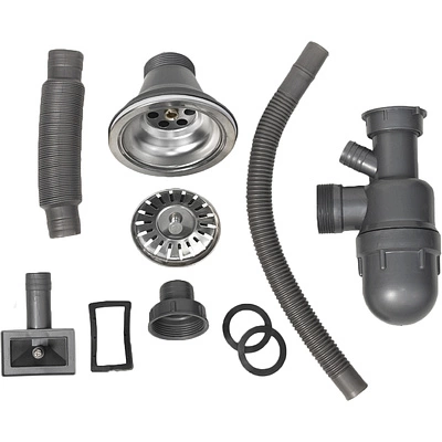 Мойка н/сталь, прямоугольная одночашевая, 760*420мм, матовый хром, врезн на столешницу, AKS (0,8мм) - фото 3