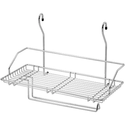 Корзина на трубу d16 одинарная+бумага CWJ220 хром AKS - фото 1