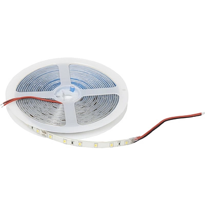 Лента светодиодная влагостойкая - 4,8W/m, 24V, 8мм, 2835, 60 д/м, IP65, тепл. бел (3000К), 5м, AKS - фото 1