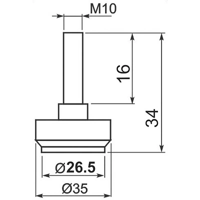 Регулятор уровня трубы d25мм (511G) вакуум AKS - фото 3