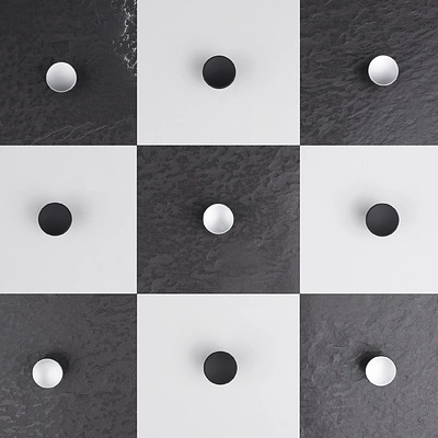 Ручка меб. кнопка мет. PUNTO черный матовый, AKS - фото 3