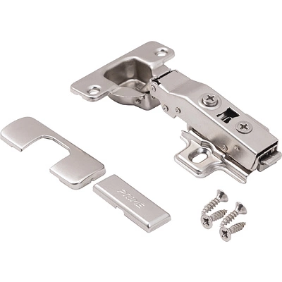 Петля накладная с доводчиком 48мм h2 clip-on PRIME by AKS (саморезы, заглушки) (упак. = 2 шт.) - фото 4