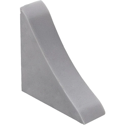 Заглушка ПВХ к плинтусу LP NZA тёмно-серый (201) EL-MECH-PLAST - фото 1